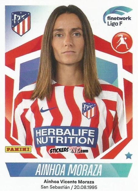 Sticker Ainhoa Moraza - Liga F 2022-2023
 n. 108 - Panini