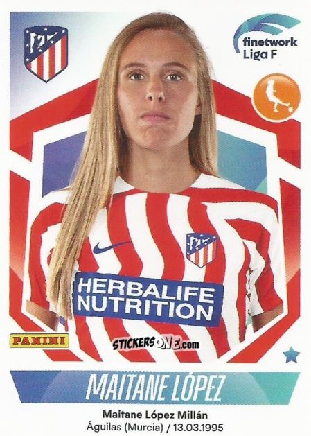 Sticker Maitane López - Liga F 2022-2023
 n. 110 - Panini