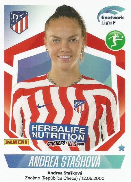 Sticker Andrea Staskova - Liga F 2022-2023
 n. 116 - Panini