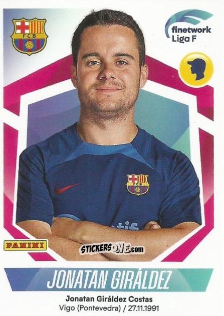 Figurina Jonathan Giraldez - Liga F 2022-2023
 n. 118 - Panini