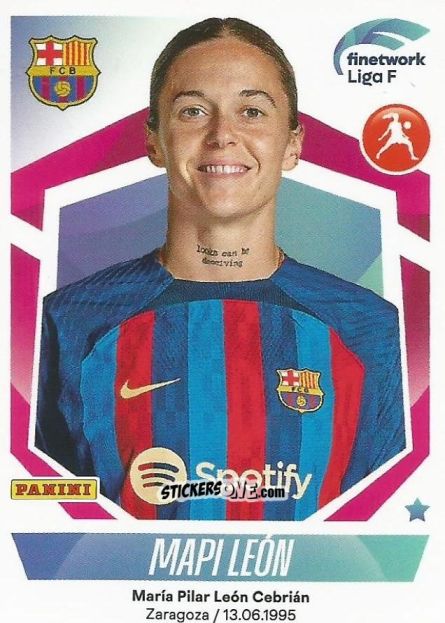 Sticker Mapi León - Liga F 2022-2023
 n. 123 - Panini