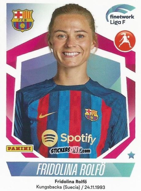 Sticker Fridolina Rolfo - Liga F 2022-2023
 n. 124 - Panini