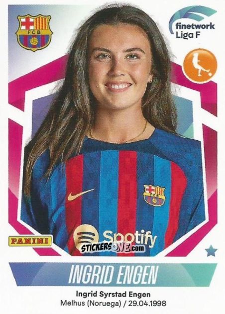 Sticker Ingrid Engen - Liga F 2022-2023
 n. 125 - Panini