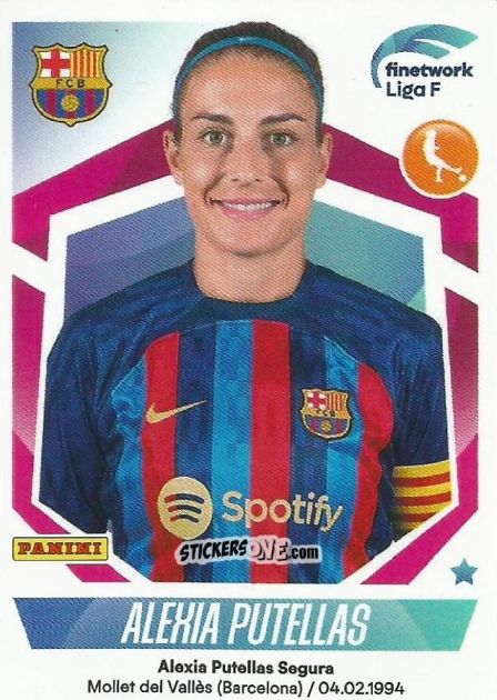 Cromo Alexia Putellas - Liga F 2022-2023
 n. 129 - Panini