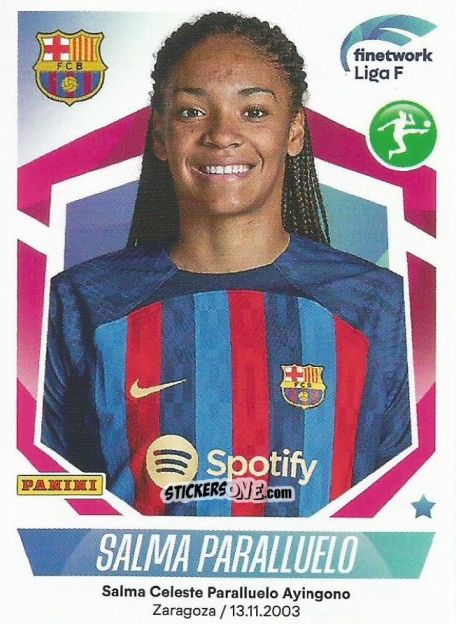 Cromo Salma Paralluelo - Liga F 2022-2023
 n. 132 - Panini