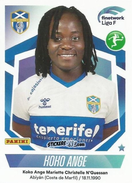 Sticker Koko Ange - Liga F 2022-2023
 n. 166 - Panini