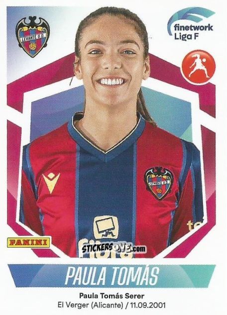 Figurina Paula Tomás - Liga F 2022-2023
 n. 194 - Panini