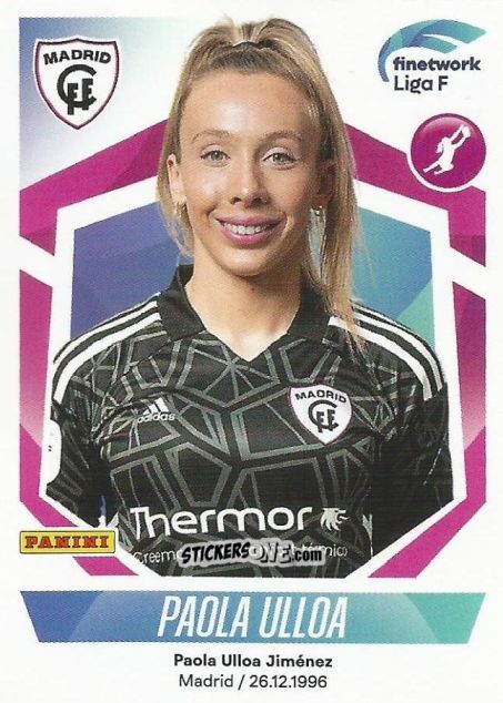 Figurina Paola Ulloa - Liga F 2022-2023
 n. 204 - Panini