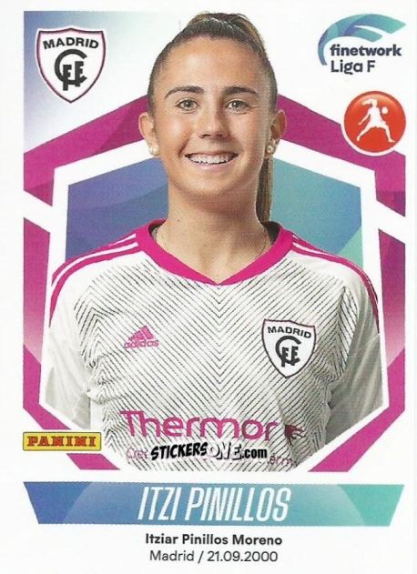 Figurina Itzi Pinillos - Liga F 2022-2023
 n. 210 - Panini