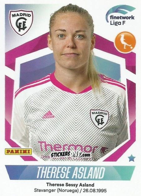 Figurina Therese Asland - Liga F 2022-2023
 n. 214 - Panini