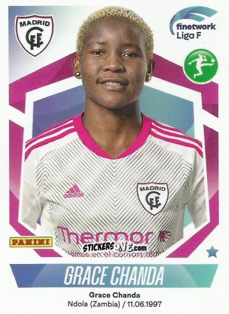 Figurina Grace Chanda - Liga F 2022-2023
 n. 216 - Panini