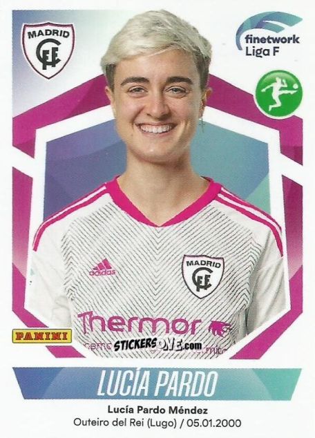 Figurina Lucía Pardo - Liga F 2022-2023
 n. 218 - Panini