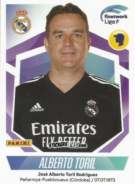 Cromo Alberto Toril - Liga F 2022-2023
 n. 220 - Panini