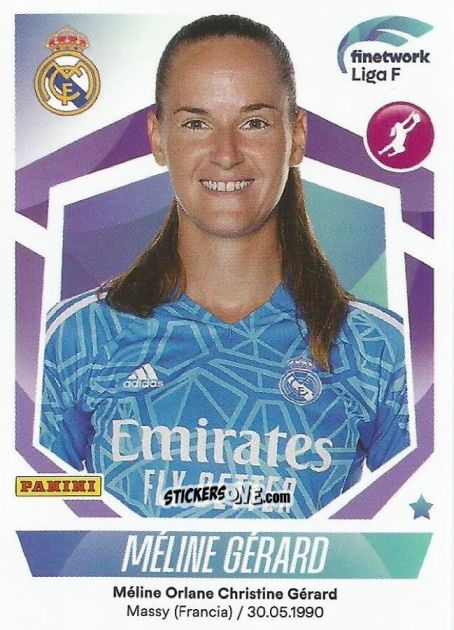 Sticker Méline Gérard - Liga F 2022-2023
 n. 222 - Panini