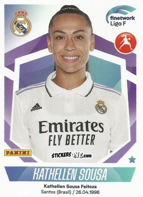Cromo Kathellen Sousa - Liga F 2022-2023
 n. 224 - Panini