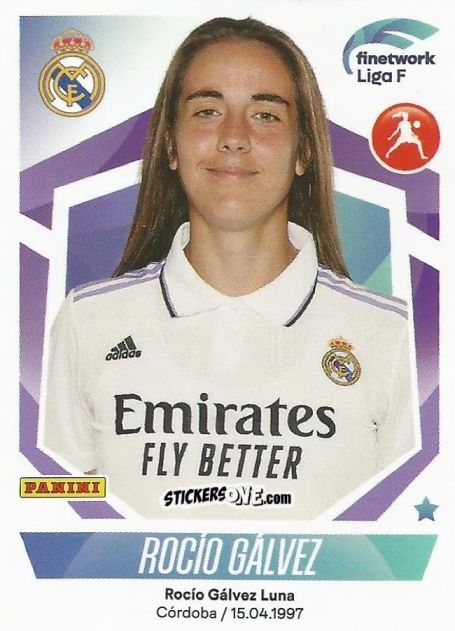 Sticker Rocio Gálvez - Liga F 2022-2023
 n. 225 - Panini