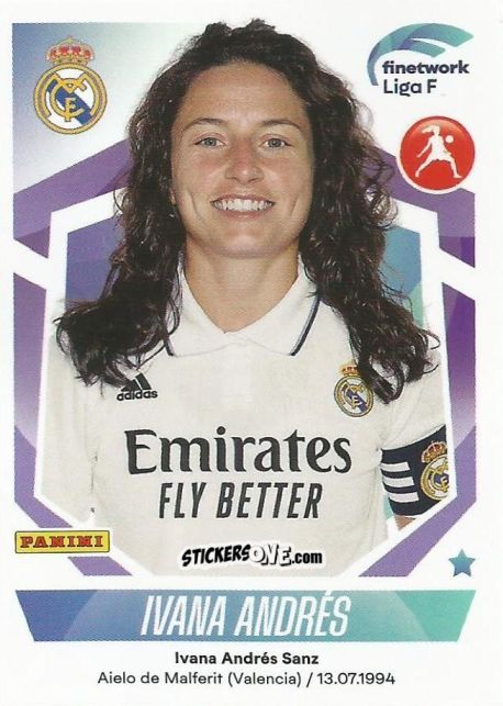 Sticker Ivana Andrés - Liga F 2022-2023
 n. 226 - Panini