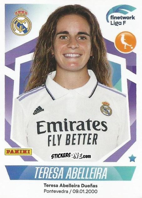 Cromo Teresa Abelleira - Liga F 2022-2023
 n. 230 - Panini