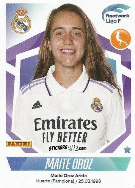 Figurina Maite Oroz - Liga F 2022-2023
 n. 231 - Panini