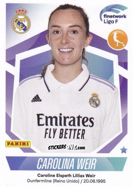 Figurina Carolina Wier - Liga F 2022-2023
 n. 232 - Panini