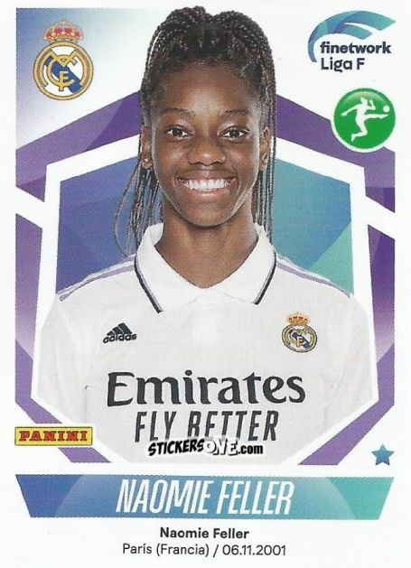 Figurina Naomie Feller - Liga F 2022-2023
 n. 236 - Panini