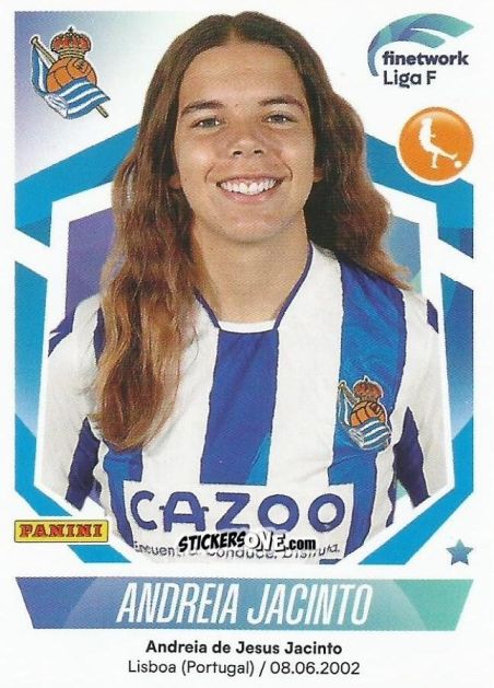 Sticker Andreia Jacinto - Liga F 2022-2023
 n. 247 - Panini