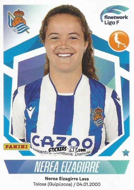 Sticker Nerea Eizagirre - Liga F 2022-2023
 n. 249 - Panini