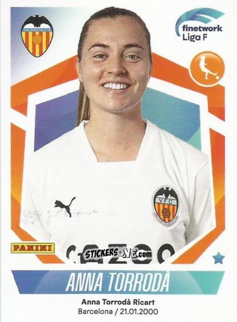Sticker Anna Torroda - Liga F 2022-2023
 n. 296 - Panini