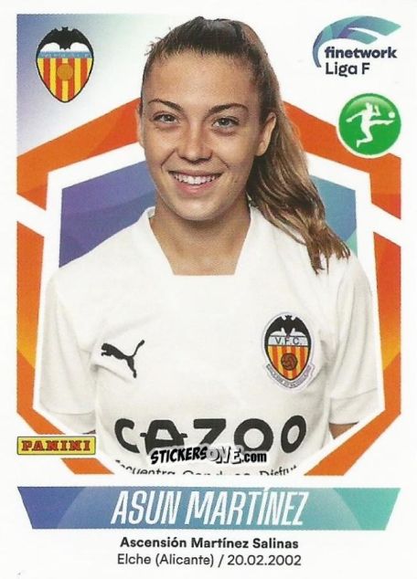 Sticker Asun Martínez - Liga F 2022-2023
 n. 301 - Panini