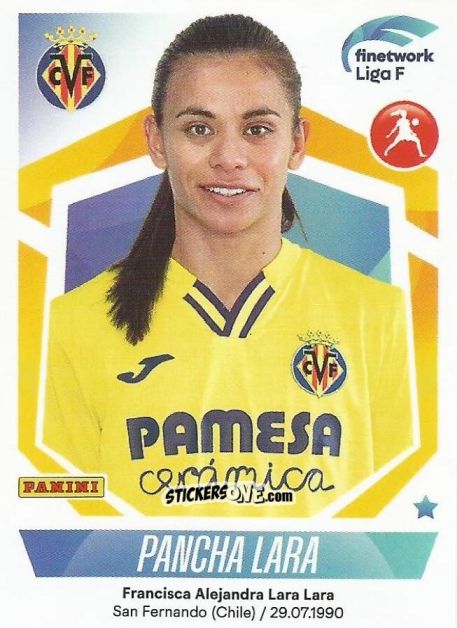 Cromo Pancha Lara - Liga F 2022-2023
 n. 313 - Panini