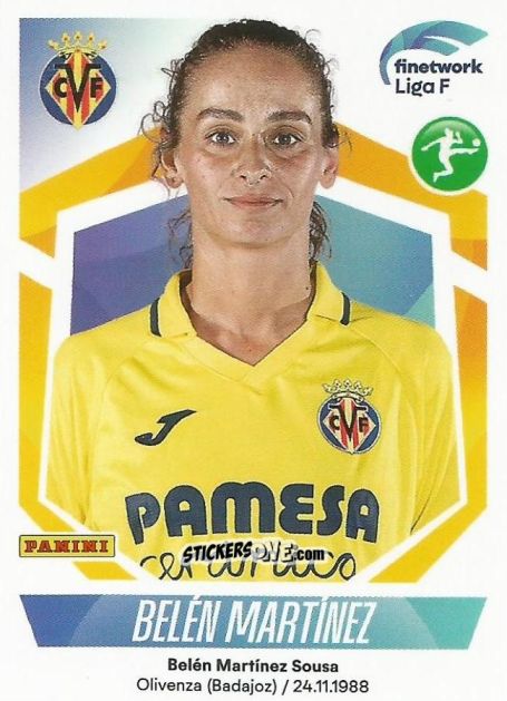 Figurina Belén Martínez - Liga F 2022-2023
 n. 320 - Panini