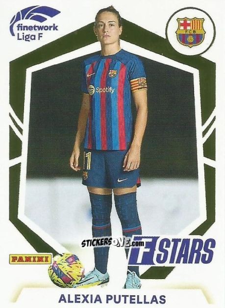 Cromo Alexia Putellas - Liga F 2022-2023
 n. 324 - Panini