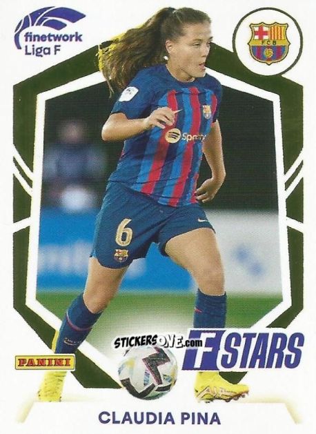Sticker Claudia Pina - Liga F 2022-2023
 n. 332 - Panini