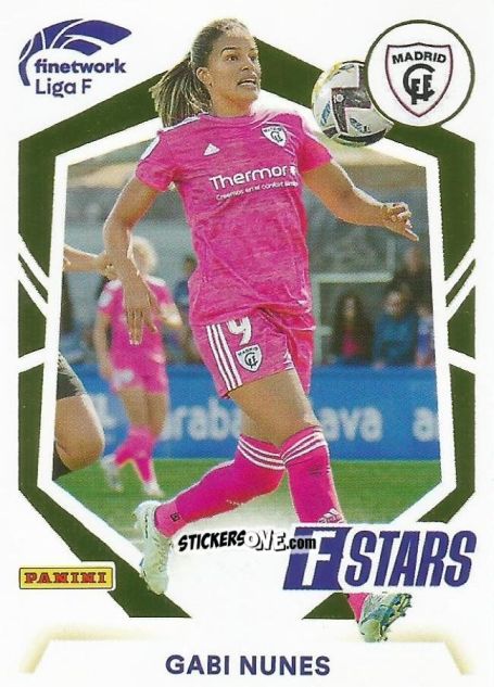 Sticker Gabi Nunes - Liga F 2022-2023
 n. 335 - Panini