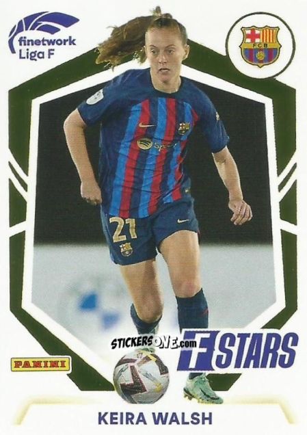 Sticker Keira Walsh - Liga F 2022-2023
 n. 338 - Panini