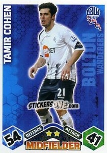 Sticker Tamir Cohen - English Premier League 2009-2010. Match Attax Extra n. 12 - Topps