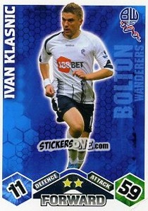 Sticker Ivan Klasnic - English Premier League 2009-2010. Match Attax Extra n. 13 - Topps