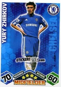 Sticker Yuri Zhirkov - English Premier League 2009-2010. Match Attax Extra - Topps