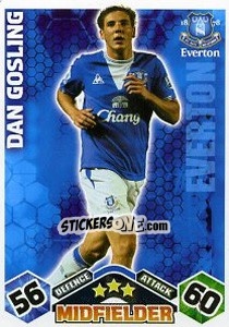 Sticker Dan Gosling - English Premier League 2009-2010. Match Attax Extra n. 20 - Topps