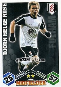 Sticker Bjorn Helge Riise - English Premier League 2009-2010. Match Attax Extra n. 23 - Topps