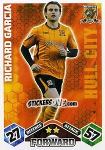 Sticker Richard Garcia - English Premier League 2009-2010. Match Attax Extra - Topps
