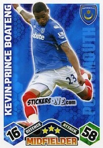 Cromo Kevin-Prince Boateng - English Premier League 2009-2010. Match Attax Extra - Topps