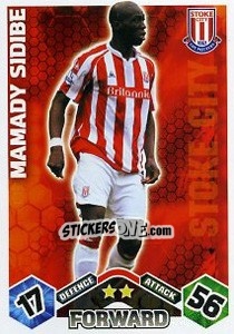 Figurina Mamady Sidibe - English Premier League 2009-2010. Match Attax Extra - Topps