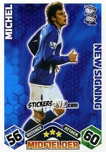 Cromo Michel - English Premier League 2009-2010. Match Attax Extra n. 61 - Topps