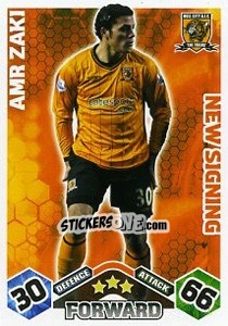 Sticker Amr Zaki - English Premier League 2009-2010. Match Attax Extra n. 73 - Topps