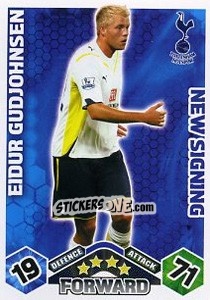Sticker Eidur Gudjohnsen - English Premier League 2009-2010. Match Attax Extra - Topps
