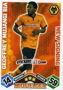 Cromo Geoffrey Mujangi Bia - English Premier League 2009-2010. Match Attax Extra - Topps