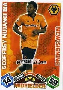 Sticker Geoffrey Mujangi Bia - English Premier League 2009-2010. Match Attax Extra n. 88 - Topps