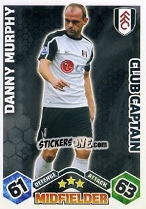 Sticker Danny Murphy - English Premier League 2009-2010. Match Attax Extra - Topps