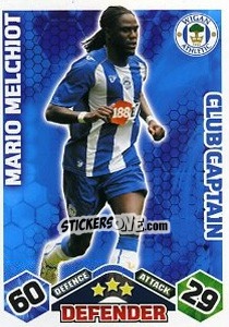 Sticker Mario Melchiot - English Premier League 2009-2010. Match Attax Extra n. 107 - Topps